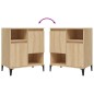 Credenze 3pz Rovere Sonoma 60x35x70 cm in Legno Multistrato Credenze 3pz Rovere Sonoma 60x35x70 cm in Legno Multistrato