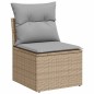 vidaXL Set da giardino di divani 6 pezzi con cuscini beige in rattan sintetico vidaXL Set da giardino di divani 6 pezzi con cuscini beige in rattan sintetico