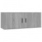 Set di Mobili Porta TV 7 pz Grigio Sonoma in Legno Multistrato Set di Mobili Porta TV 7 pz Grigio Sonoma in Legno Multistrato
