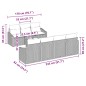 vidaXL Set Divani Giardino 8 Pezzi con Cuscini Polyrattan Grigio