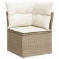 vidaXL Set divano giardino 5 pezzi con cuscini marroni in rattan sintetico vidaXL Set divano giardino 5 pezzi con cuscini marroni in rattan sintetico