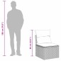 vidaXL Set Divano da Giardino 3 Pezzi con Cuscini Beige Polyrattan vidaXL Set Divano da Giardino 3 Pezzi con Cuscini Beige Polyrattan