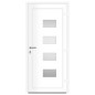 Porta Ingresso Bianca 100x210 cm in Alluminio e PVC Porta Ingresso Bianca 100x210 cm in Alluminio e PVC