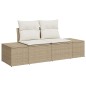 vidaXL Set di Divani da Giardino in 6 Pezzi con Cuscini Beige in Rattan Sintetico vidaXL Set di Divani da Giardino in 6 Pezzi con Cuscini Beige in Rattan Sintetico