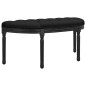 Panca Nera 110,5x45x49 cm in Velluto Panca Nera 110,5x45x49 cm in Velluto