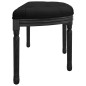 Panca Nera 110,5x45x49 cm in Velluto Panca Nera 110,5x45x49 cm in Velluto