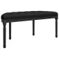 Panca Nera 110,5x45x49 cm in Velluto Panca Nera 110,5x45x49 cm in Velluto