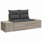 vidaXL Set di divani da giardino 7 pezzi con cuscini grigio chiaro in rattan sintetico da vidaXL Set di divani da giardino 7 pezzi con cuscini grigio chiaro in rattan sintetico da