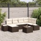 vidaXL Set da giardino 6 pezzi con cuscini grigio in Polyrattan