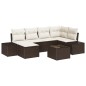 vidaXL Set da giardino 6 pezzi con cuscini grigio in Polyrattan