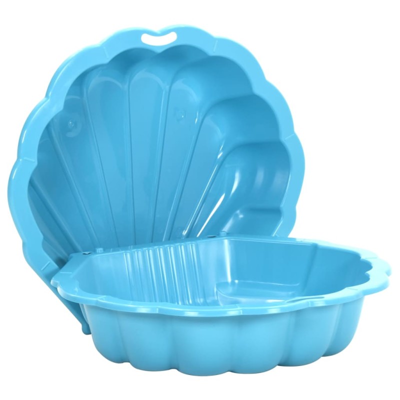 Sabbiere 2 pz Blu 77x87x21 cm in Plastica Sabbiere 2 pz Blu 77x87x21 cm in Plastica