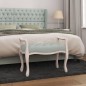 Panca Grigio Chiaro 80x45x60 cm in Velluto