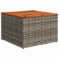 vidaXL Set di divani da giardino 6 pezzi con cuscini grigi, in rattan sintetico e acacia