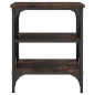 Tavolino da Salotto Rovere Fumo 40x42x50cm in Legno Multistrato Tavolino da Salotto Rovere Fumo 40x42x50cm in Legno Multistrato