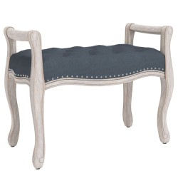 Panca Grigio Scuro 80x45x60 cm in Velluto