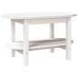vidaXL Tavolino da Salotto Bianco 80x45x45cm in Legno Massello di Pino vidaXL Tavolino da Salotto Bianco 80x45x45cm in Legno Massello di Pino