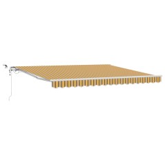 vidaXL Tenda Retrattile Automatica con Striscia LED Multicolore, 400 x 350 cm