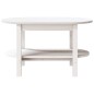 vidaXL Tavolino da Salotto Bianco 80x45x45cm in Legno Massello di Pino vidaXL Tavolino da Salotto Bianco 80x45x45cm in Legno Massello di Pino