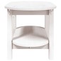 vidaXL Tavolino da Salotto Bianco 80x45x45cm in Legno Massello di Pino vidaXL Tavolino da Salotto Bianco 80x45x45cm in Legno Massello di Pino