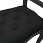 Panca Nera 80x45x60 cm in Velluto Panca Nera 80x45x60 cm in Velluto