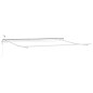 vidaXL Tenda Retrattile Automatica con LED Gialla e Arancione, 450x350 cm