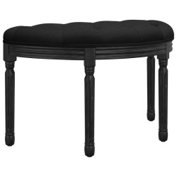 Panca Nera 81,5x41x49 cm in Velluto