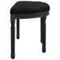 Panca Nera 81,5x41x49 cm in Velluto