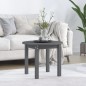 Tavolino da Salotto Grigio Ø 55x45 cm in Legno Massello di Pino Tavolino da Salotto Grigio Ø 55x45 cm in Legno Massello di Pino