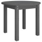 Tavolino da Salotto Grigio Ø 55x45 cm in Legno Massello di Pino Tavolino da Salotto Grigio Ø 55x45 cm in Legno Massello di Pino