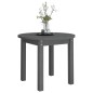 Tavolino da Salotto Grigio Ø 55x45 cm in Legno Massello di Pino Tavolino da Salotto Grigio Ø 55x45 cm in Legno Massello di Pino