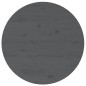 Tavolino da Salotto Grigio Ø 55x45 cm in Legno Massello di Pino Tavolino da Salotto Grigio Ø 55x45 cm in Legno Massello di Pino