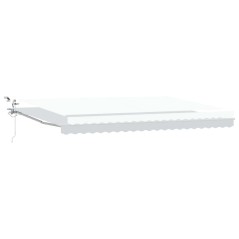Tendone Retrattile Automatico vidaXL con LED Bianco 500x300 cm
