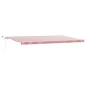 vidaXL Tenda Retrattile Automatizzata 600 x 300 cm con LED rossi e bianchi vidaXL Tenda Retrattile Automatizzata 600 x 300 cm con LED rossi e bianchi