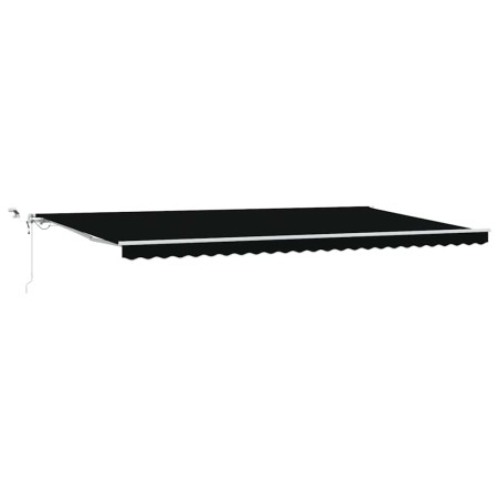 vidaXL velaXL Tenda Retrattile Automatica con LED Nera 600x300 cm