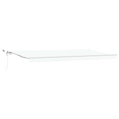 vidaXL Tenda Retrattile Automatica con LED Bianca 600 x 300 cm