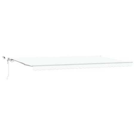 vidaXL Tenda Retrattile Automatica con LED Bianca 600 x 300 cm