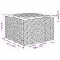 vidaXL Set Divano Giardino 7 Pezzi con Cuscini Beige Polyrattan Acacia