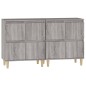 Credenze 2pz Grigio Sonoma 60x35x70 cm in Legno Multistrato Credenze 2pz Grigio Sonoma 60x35x70 cm in Legno Multistrato