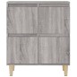 Credenze 2pz Grigio Sonoma 60x35x70 cm in Legno Multistrato Credenze 2pz Grigio Sonoma 60x35x70 cm in Legno Multistrato