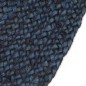 Tappeto Reversibile Blu Marino e Naturale 90cm Iuta Rotondo Tappeto Reversibile Blu Marino e Naturale 90cm Iuta Rotondo