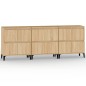Credenze 3pz Rovere Sonoma 60x35x70 cm in Legno Multistrato Credenze 3pz Rovere Sonoma 60x35x70 cm in Legno Multistrato