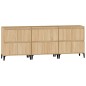 Credenze 3pz Rovere Sonoma 60x35x70 cm in Legno Multistrato Credenze 3pz Rovere Sonoma 60x35x70 cm in Legno Multistrato