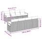 vidaXL Set di divani da giardino 9 pezzi con cuscini beige in rattan poly e acacia vidaXL Set di divani da giardino 9 pezzi con cuscini beige in rattan poly e acacia