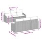 vidaXL Set Giardino 7 Pezzi con Cuscini Grigi in Rattan Sintetico vidaXL Set Giardino 7 Pezzi con Cuscini Grigi in Rattan Sintetico