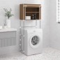 Rastrelliera Lavatrice 2 Livelli Marrone 71x29,5x170,5 cm Ferro Rastrelliera Lavatrice 2 Livelli Marrone 71x29,5x170,5 cm Ferro