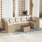 vidaXL Set Divano da Giardino a 8 Pezzi con Cuscini Beige