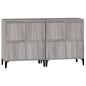 Credenze 2pz Grigio Sonoma 60x35x70 cm in Legno Multistrato Credenze 2pz Grigio Sonoma 60x35x70 cm in Legno Multistrato