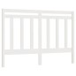 Testiera per Letto Bianca 141x4x100 cm Legno Massello di Pino Testiera per Letto Bianca 141x4x100 cm Legno Massello di Pino