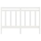 Testiera per Letto Bianca 141x4x100 cm Legno Massello di Pino Testiera per Letto Bianca 141x4x100 cm Legno Massello di Pino