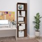 Libreria Rovere Marrone 45x24x160 cm in Legno Multistrato Libreria Rovere Marrone 45x24x160 cm in Legno Multistrato